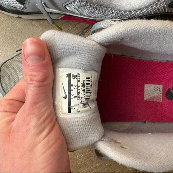 Nike Air Max 90Wold Gray Rush Pink Men's Gray and Pink Shoes size 10